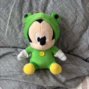 Green Frog Mickey with Removable Hood